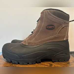 Weatherproof Men’s Taupe Greg Waterproof Insulated Winter Boots NWT Size 9